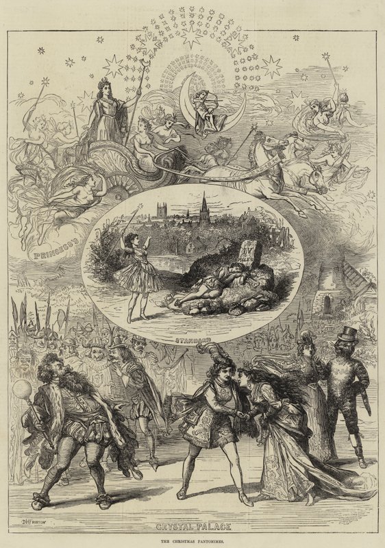 Pantomimy bożonarodzeniowe autorstwa David Henry Friston