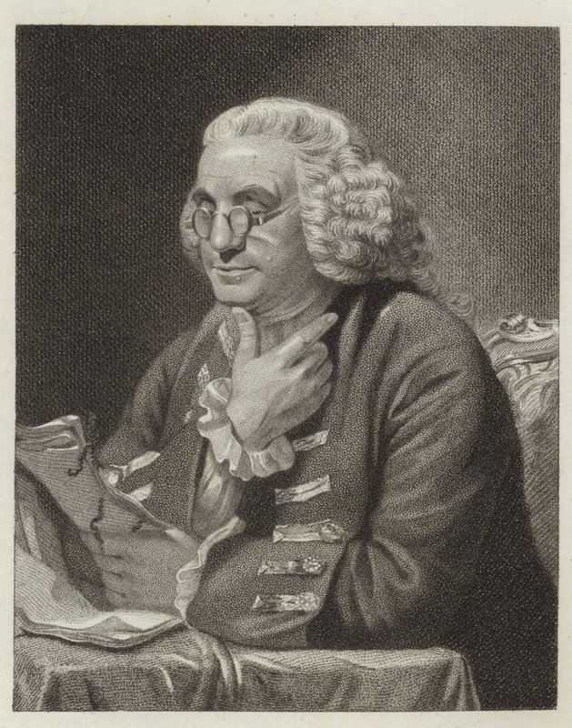 Benjamin Franklin autorstwa David Martin