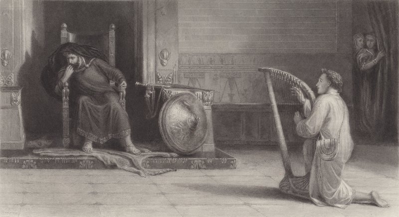 Psalm Dawida autorstwa David Wilkie