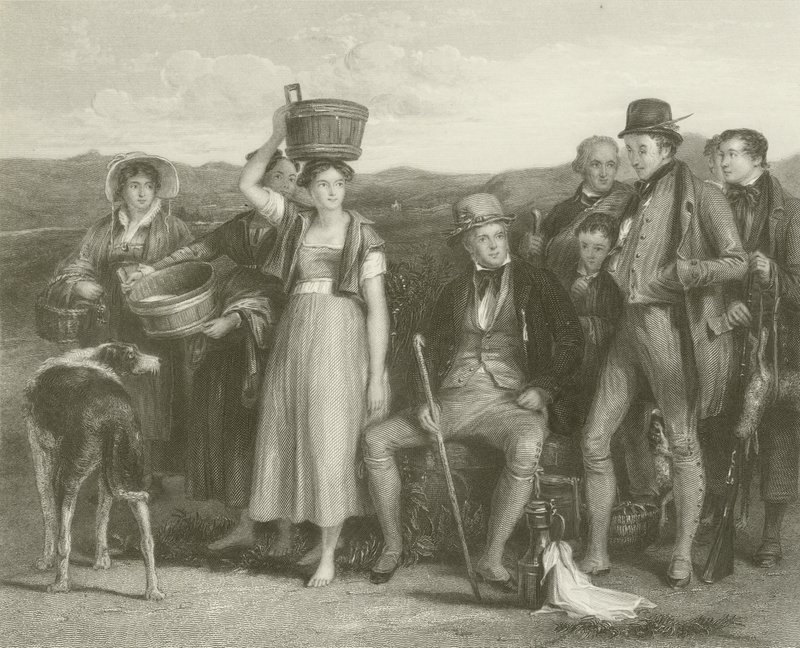 Sir Walter Scott i jego rodzina autorstwa David Wilkie