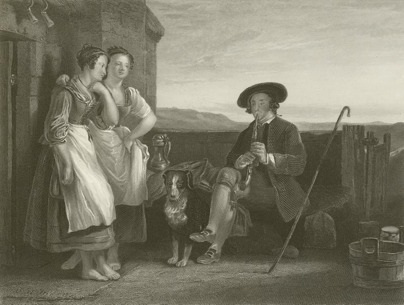 Łagodny pasterz autorstwa David Wilkie