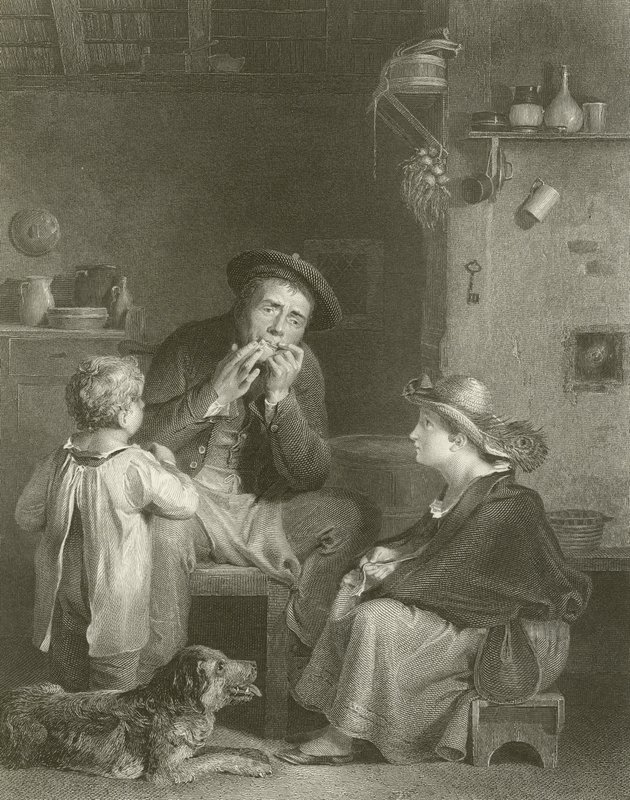Żydowska harfa autorstwa David Wilkie
