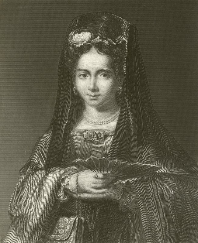 Hiszpańska dama autorstwa David Wilkie