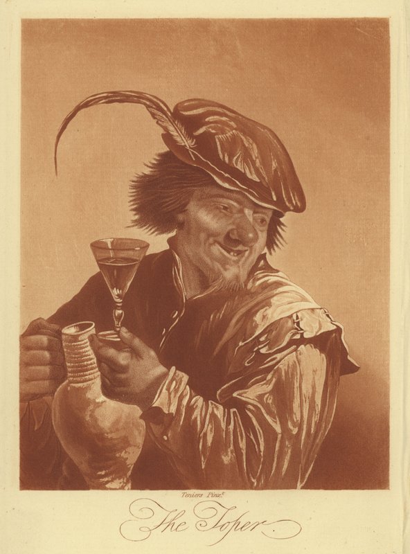 Toper (grawerowanie) autorstwa David the Younger (after) Teniers