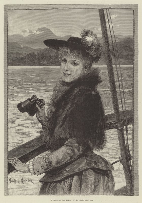 Rejs po jeziorze autorstwa Davidson Knowles
