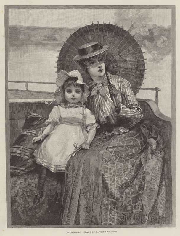 Lilie wodne autorstwa Davidson Knowles