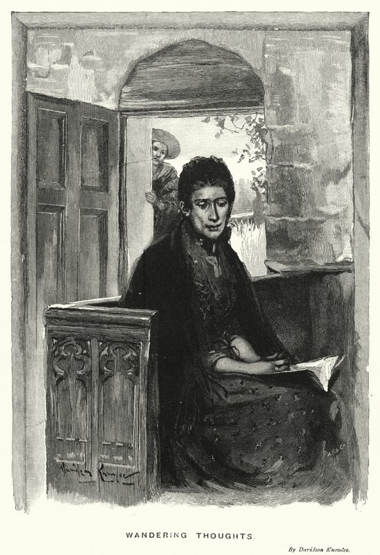 Wędrujące myśli (rycina) autorstwa Davidson Knowles