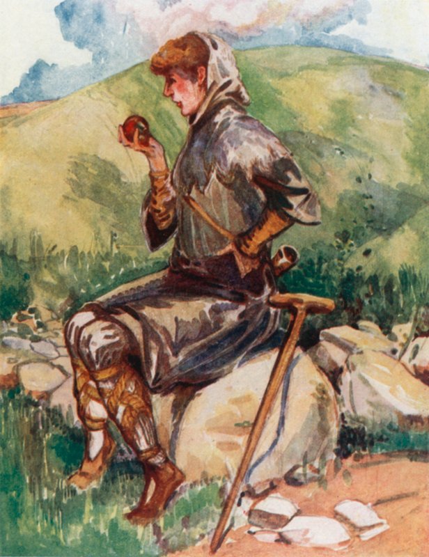 Chłop z wczesnej Anglii 1216-1272 autorstwa Dion Clayton Calthrop