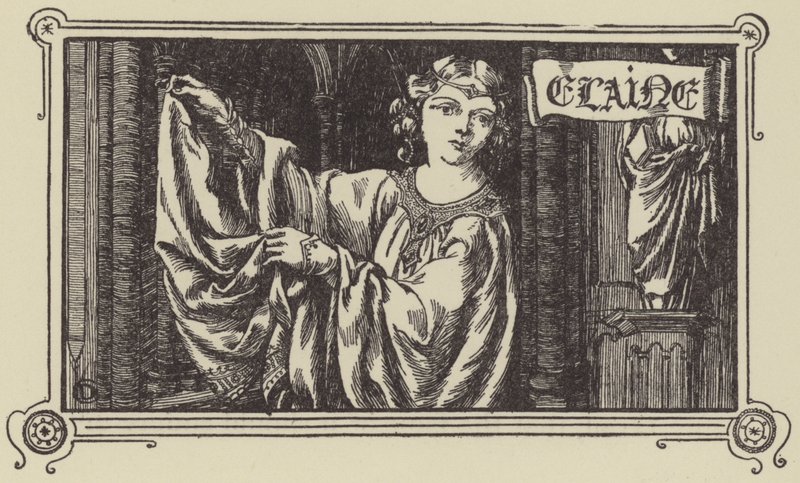 Elaine autorstwa Dora Curtis