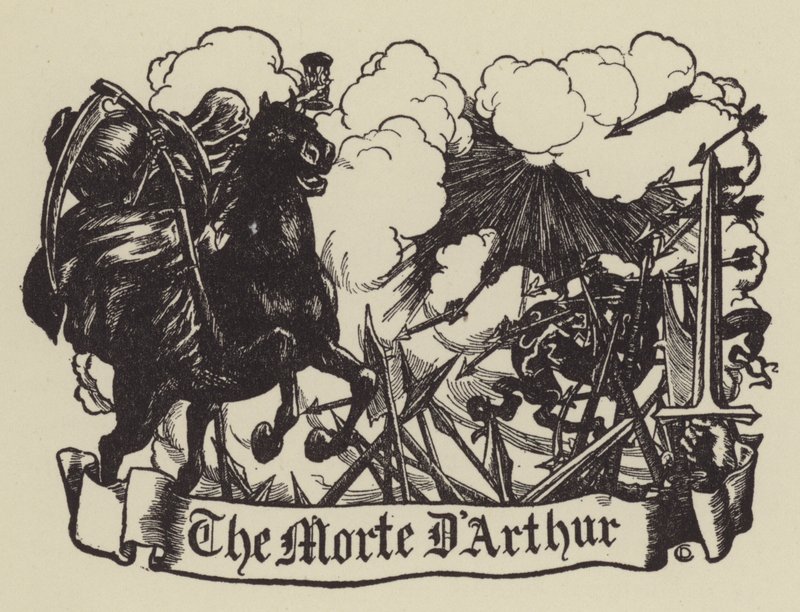 Morte Darthur autorstwa Dora Curtis