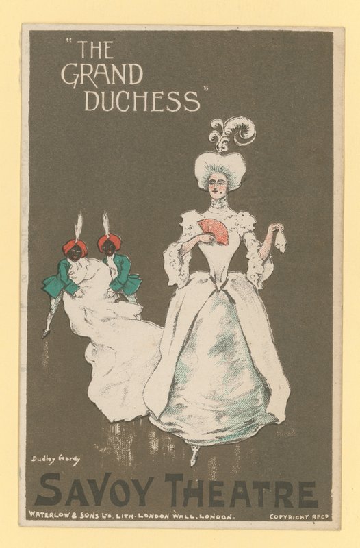 Wielka Księżna, Teatr Savoy, Londyn autorstwa Dudley Hardy