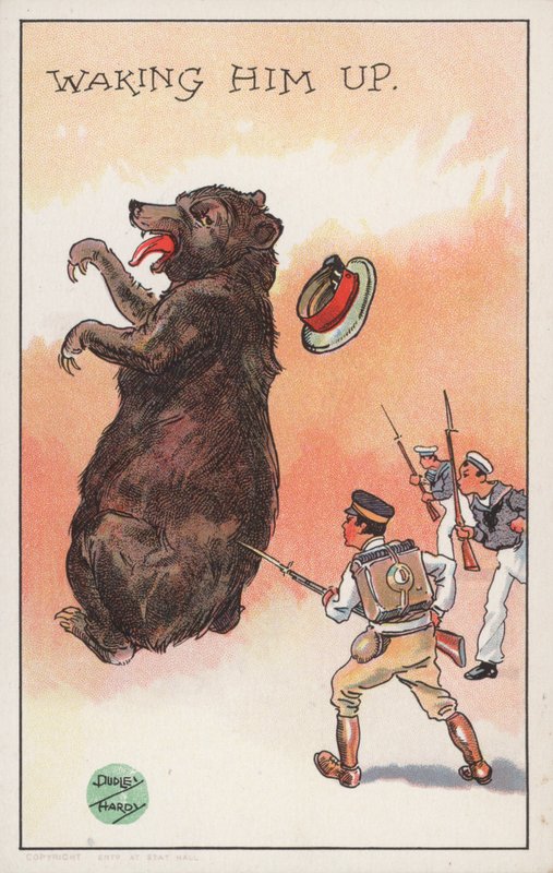 Budząc go, c.1904-05 autorstwa Dudley Hardy