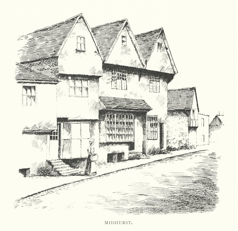 Midhurst (litografia) autorstwa Duncan Moul