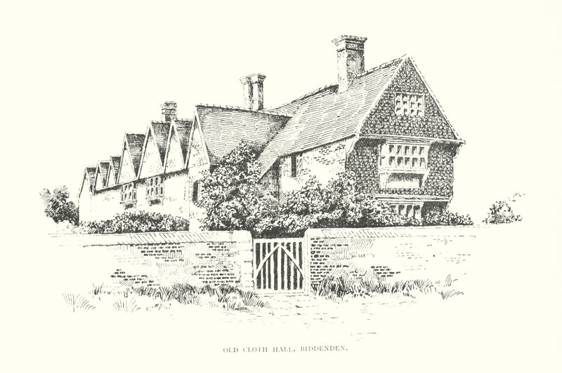 Stare Sukiennice, Biddenden (litografia) autorstwa Duncan Moul