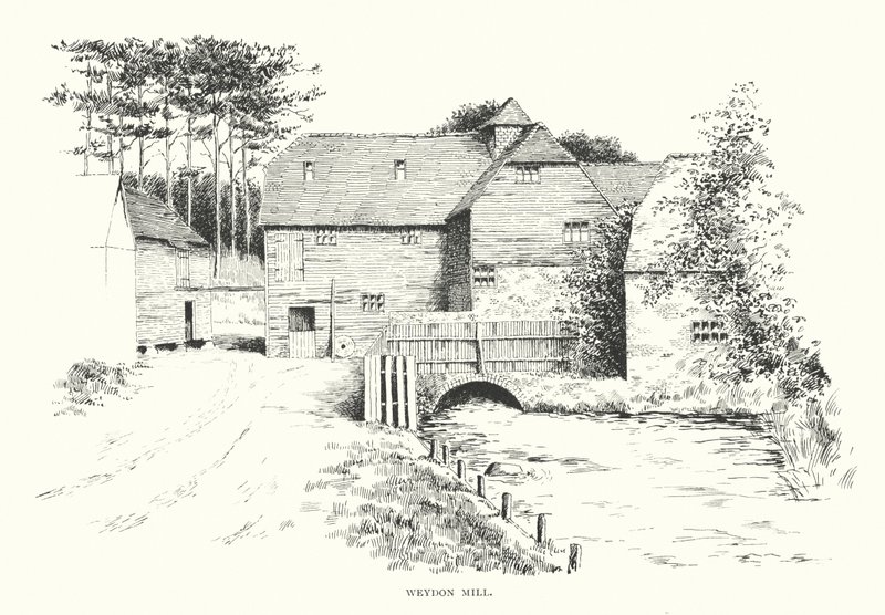 Weydon Mill (litografia) autorstwa Duncan Moul