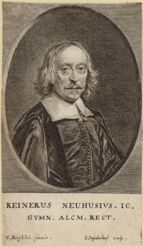 Portret Reinerusa Neuhusiusa autorstwa Dutch School