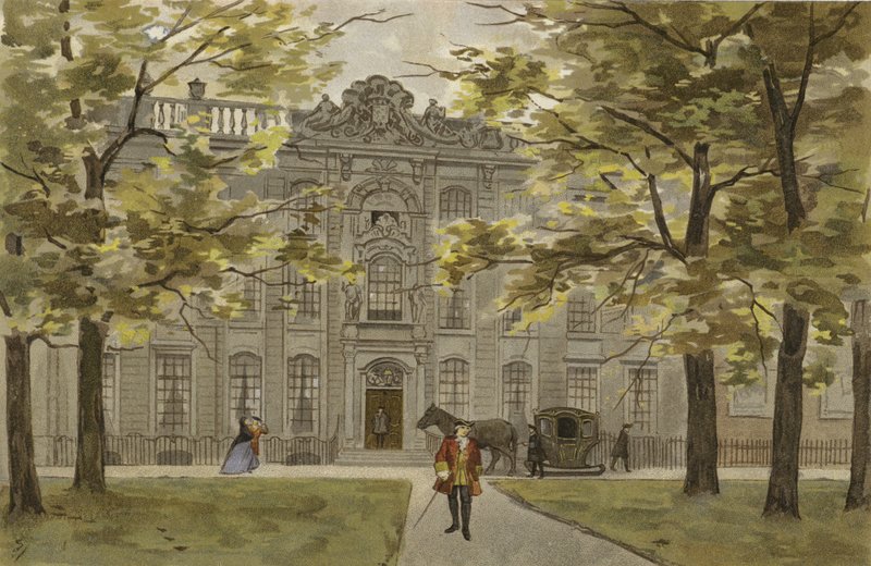 Znaczna rezydencja holenderska, połowa XVIII wieku autorstwa Dutch School