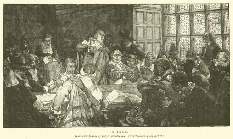 Purytanie (grawerowanie) autorstwa Edgar Bundy