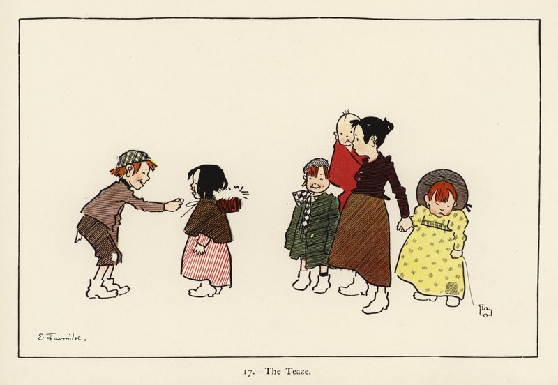 The Teaze (kolor lito) autorstwa Edith Farmiloe