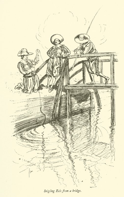 Sligling Eels z mostu autorstwa Edmund Joseph after Sullivan