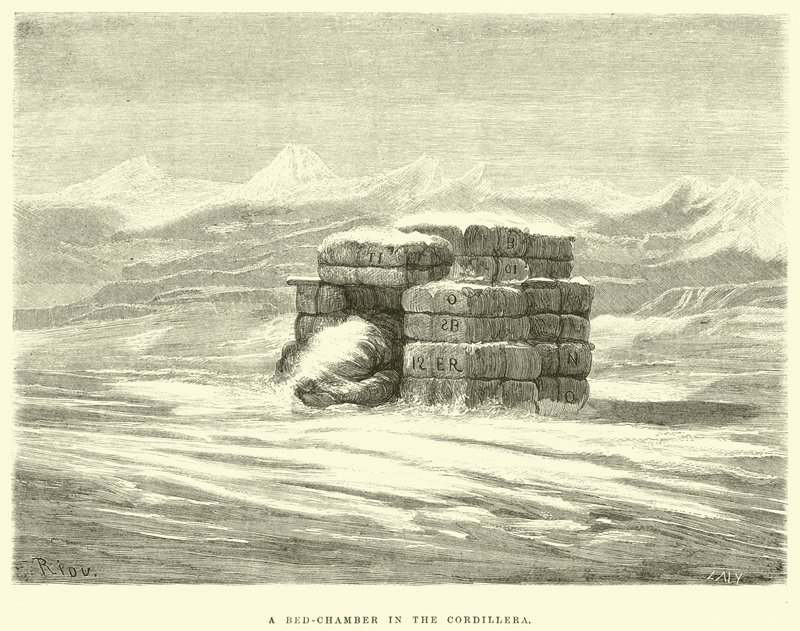 Sypialnia w Kordylierze autorstwa Edouard Riou