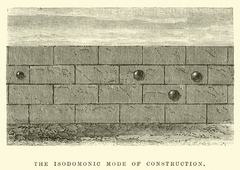 Izodomoniczny sposób budowy autorstwa Edouard Riou
