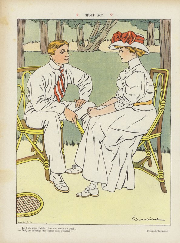Ilustracja do Le Rire autorstwa Edouard Touraine