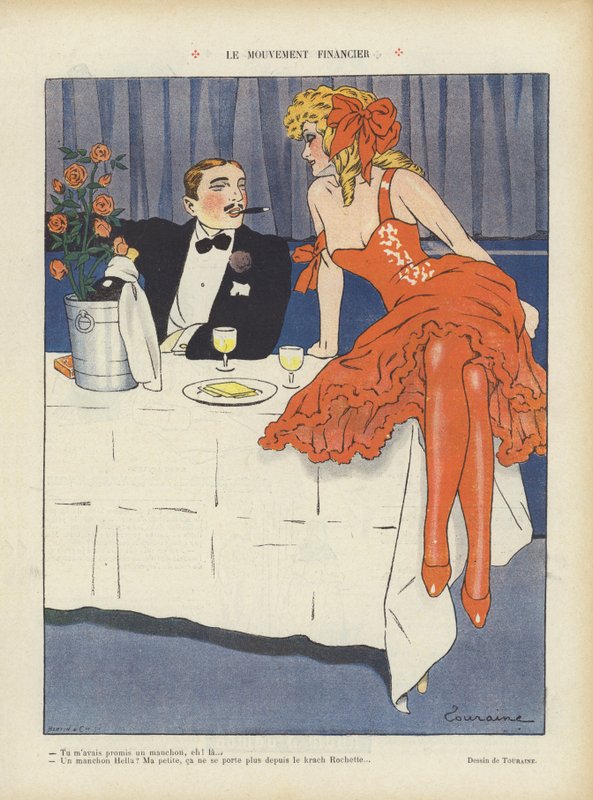 Ilustracja do Le Rire autorstwa Edouard Touraine