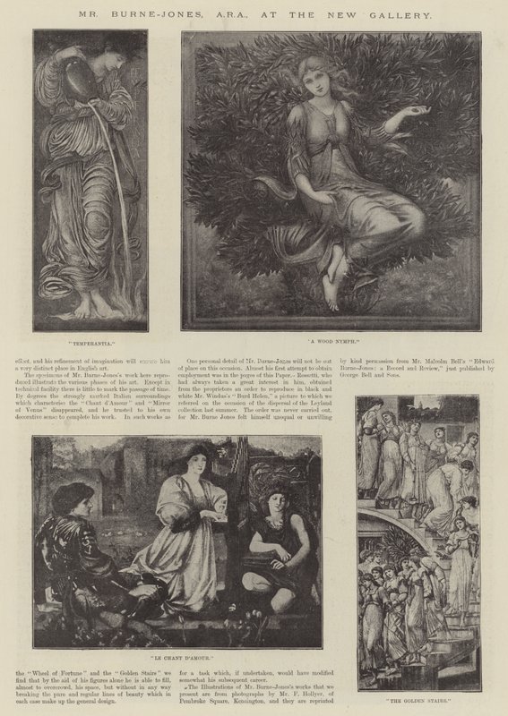 Pan Burne-Jones, ARA, w Nowej Galerii autorstwa Edward Burne Jones