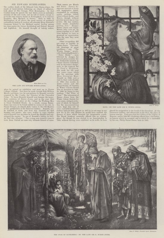 Sir Edward Burne-Jones autorstwa Edward Burne Jones