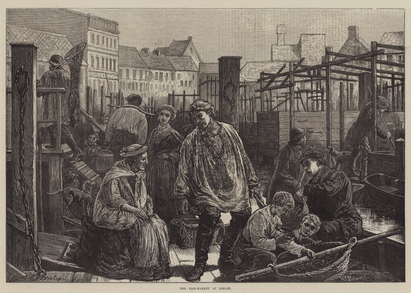 Targ Rybny w Berlinie autorstwa Edward Frederick Brewtnall