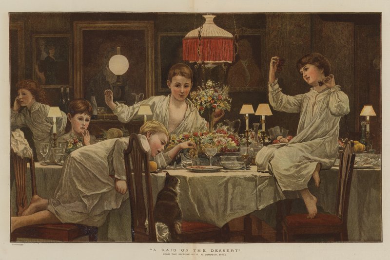Najazd na deser autorstwa Edward Killingworth Johnson