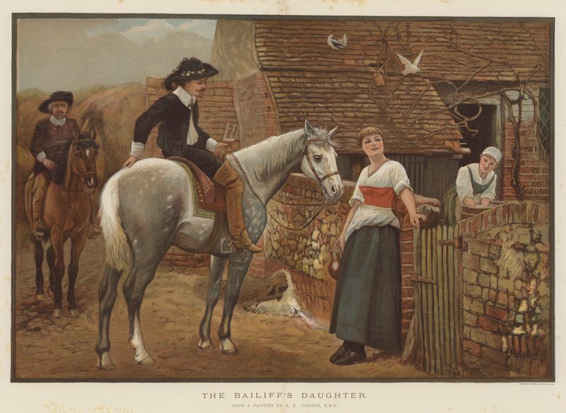 Córka komornika (chromolitho) autorstwa Edward Killingworth Johnson