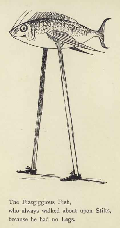 Musująca Ryba autorstwa Edward Lear