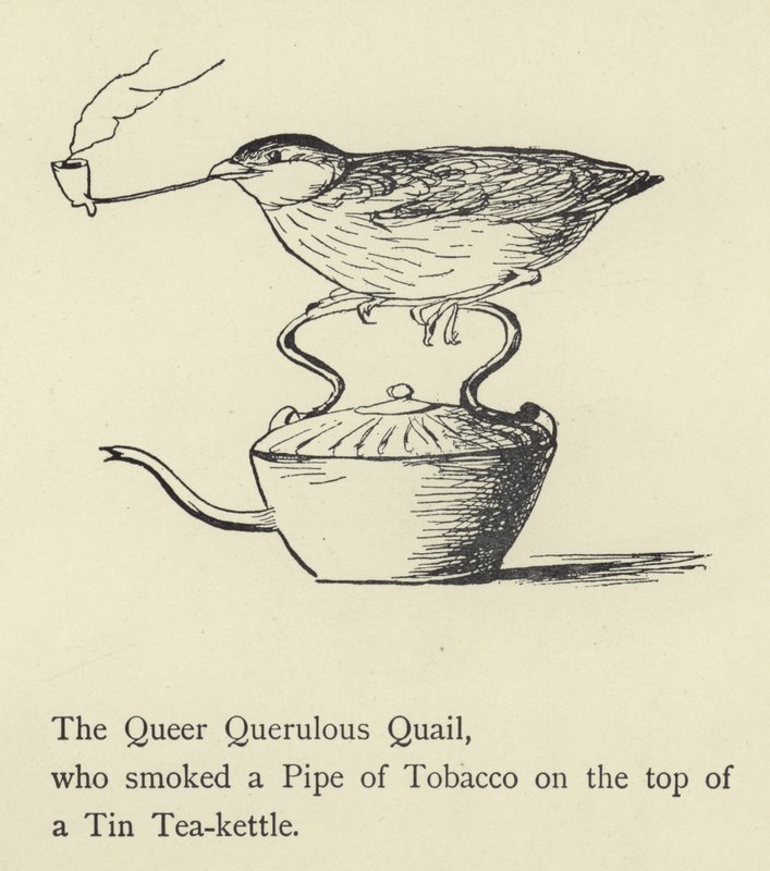 The Queer Querulous Quail autorstwa Edward Lear
