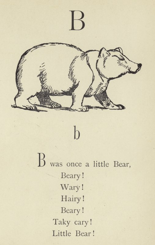 Litera B autorstwa Edward Lear