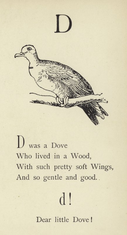 Litera D autorstwa Edward Lear