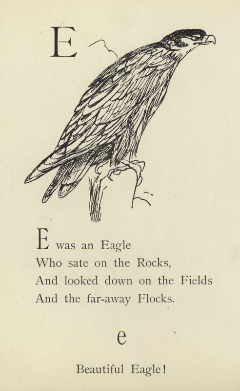 Litera E autorstwa Edward Lear