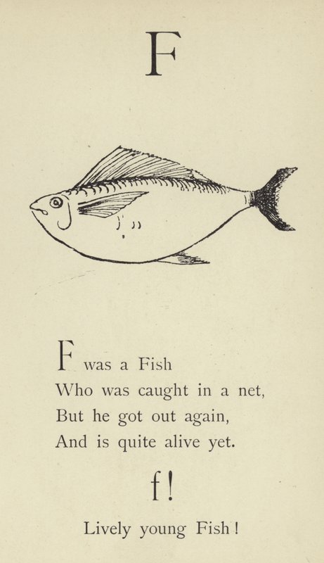Litera F autorstwa Edward Lear