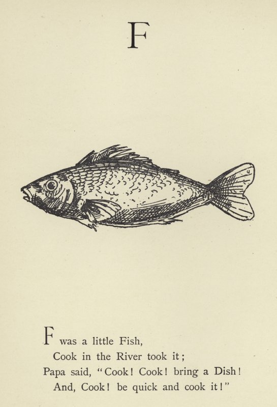 Litera F autorstwa Edward Lear