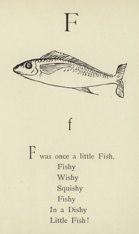 Litera F autorstwa Edward Lear