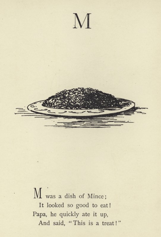 Litera M autorstwa Edward Lear