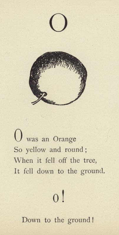Litera O autorstwa Edward Lear