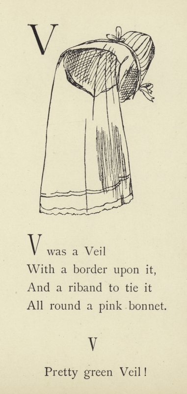 Litera V autorstwa Edward Lear