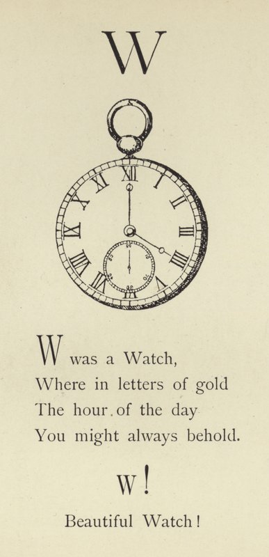 Litera W autorstwa Edward Lear