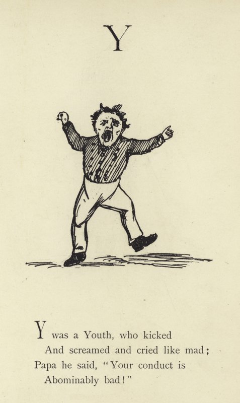 Litera y autorstwa Edward Lear