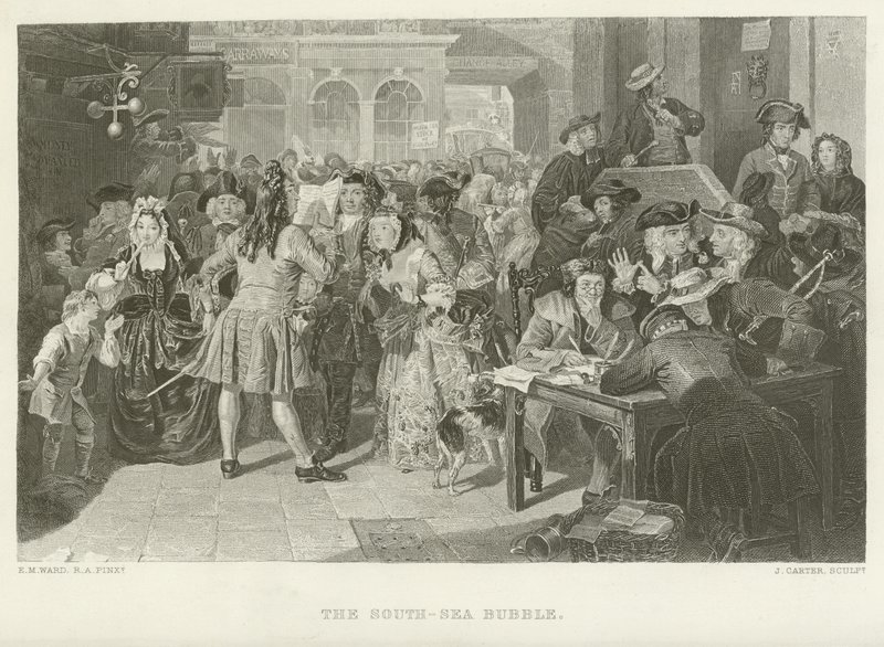 Bańka Morza Południowego autorstwa Edward Matthew Ward