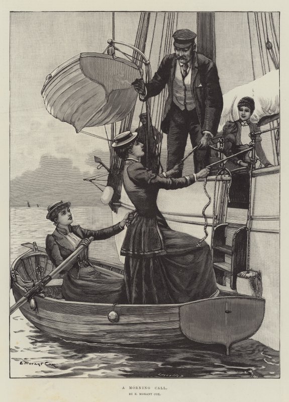 Poranny telefon autorstwa Edward Morant Cox