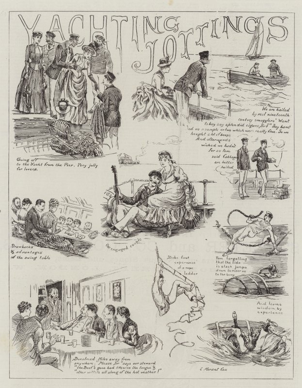 Żeglarstwo Jottings autorstwa Edward Morant Cox