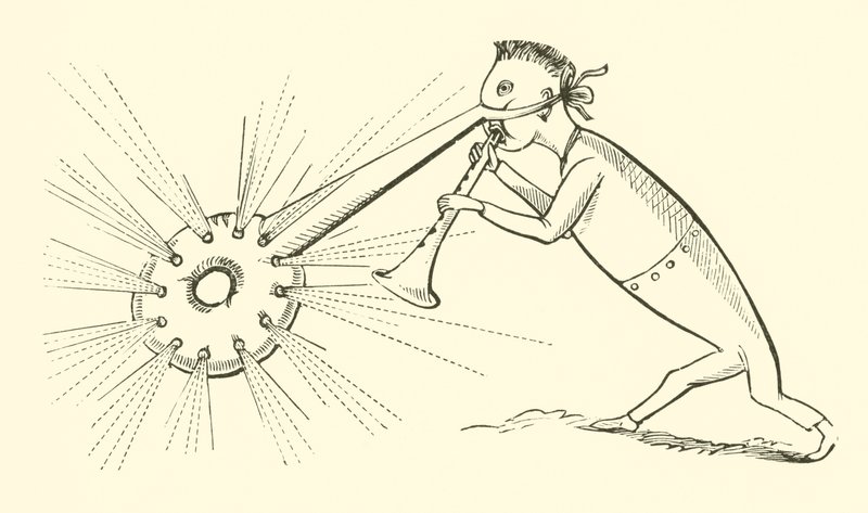 Dong ze świetlistym nosem (rycina) autorstwa Edward Lear